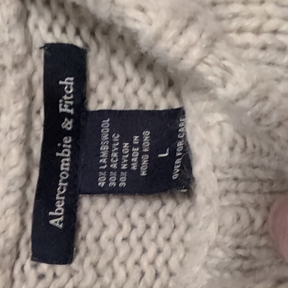 A&F Wool Blend "Fair Isle" Snowflake Sweater - Picture 2 of 3